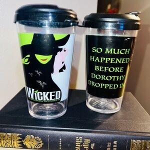 Broadway's Wicked Musical, Witches of Oz, Tumbler, 16oz. Cup with Lid Set